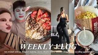 WEEKLY VLOG | productive, running errands, social media & life updates, nano brows, movie date, etc.