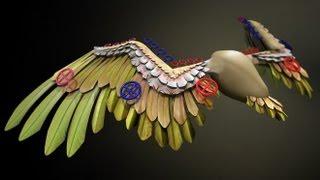 Rigging Wings in Softimage Tutorial - Building the wing bones