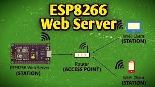 Build An ESP8266 Web Server With Arduino IDE!