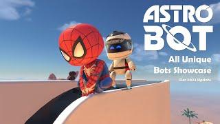 Astro Bot - All Unique Bots Showcase (Dec 2024 Update) (No Commentary)