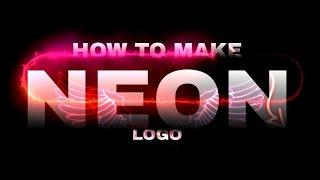 How To Make Trending Neon Effect Logo In Kinemaster ll New Neon Effect Animation logo tutorial video