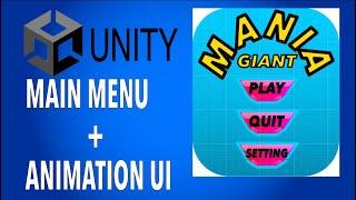 Make Your MAIN MENU Very Fast! | Unity UI Tutorial For Beginners