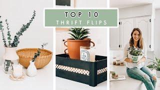 Top 10 DIY Thrift Flips (Full Tutorials) | Affordable Home Decor