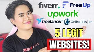 5 Freelancing Websites Where You Can Online Jobs At Home | Upwork, Onlinejobs.ph, Fiverr & MORE!