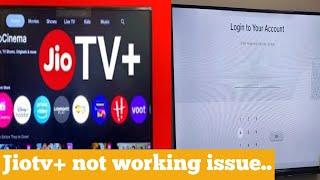 Jio tv plus not working jio tv plus nhi chl rha ha pan India issue...