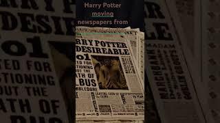 harry potter moving newspapers