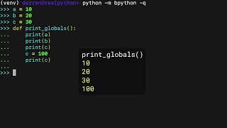 Using Global Variables in Python Functions