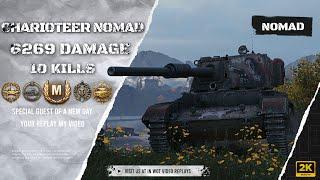 Charioteer Nomad - 10 kills, Kolobanov's Medal, Pool's Medal | #wotreplays 356