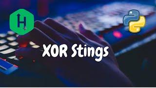 205 - XOR Strings | Debugging | Hackerrank Solution | Python
