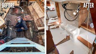 Final Stroke - Big Transformation on Our 50 Year Old Abandoned Sailboat