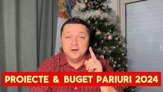    CÂȚI BANI AM CÂȘTIGAT la pariuri + BUGET & PROIECTE  2024