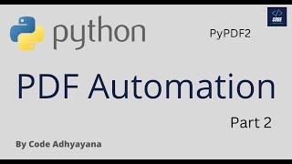 Merge PDF Files using PyPDF2 | Python