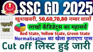 SSC GD CUT OFF 2025 || SSC GD HARD SHIFT  EASY SHIFT OUT || SSC GD PHYSICAL CUT OFF #SSCGDCUTOFF