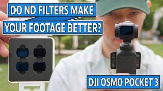 HOW TO Use ND Filters On The DJI Osmo Pocket 3 To Capture Cinematic Footage!