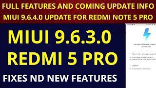 REDMI note 5 pro miui 9.6.3.0 Global stable update| miui 9.6.3.0 battery, camera,bug fixed  |Hindi