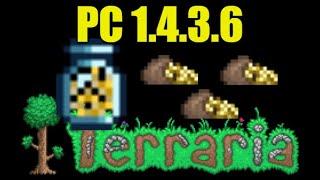 Terraria PC 1.4.3.6 - Menacing Sandstorm In A Bottle And Three Gold Piles!!