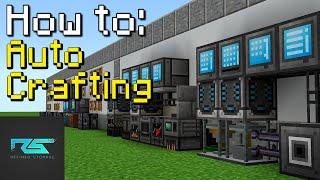 How to: Refined Storage | Autocrafting(Minecraft 1.19.2)