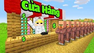 TÔ GÀ THỬ THÁCH 24H MỞ CỬA HÀNG 1$ VS 1.000.000$ TRONG MINECRAFT SIÊU XỊN XÒ