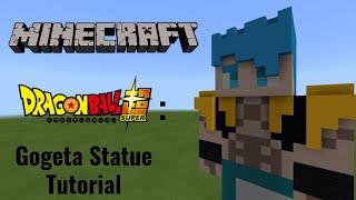 Minecraft | How To Make a Gogeta Statue (Dragon Ball Super)