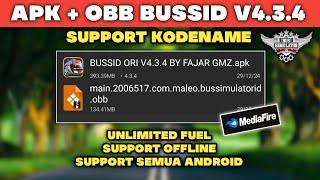 UPDATE APK + OBB BUSSID V4.3.4 UNLIMITED FUEL | SUPPORT KODENAME & OFFLINE