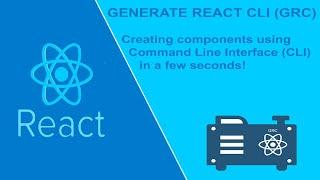 Generate React component using Command Line Interface (CLI) | GRC library