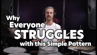 Everyone Struggles with this Simple Pattern // Step-by-Step Improvisation Drum Lessons by JP Bouvet