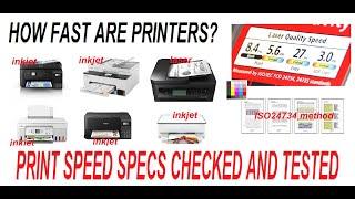 HOW FAST ARE THE PRINTERS - Learn about ISO speed standard and see real copy speeds