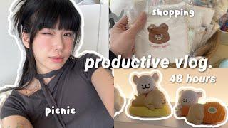 Life Lately ️ Productive Vlog, Picnic  & Trying Asian Snacks 