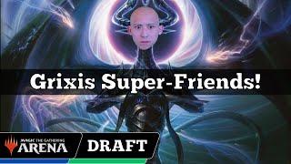 Grixis Super-Friends! | Chromatic Cube Draft | MTG Arena
