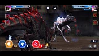 SCORPIOS REX (GEN 1  vs GEN 2) - JURASSIC WORLD THE GAME