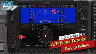 Msfs2020*G1000Nxi Autopilot Panel & How to use the functions- Made EASY! Time Stamped