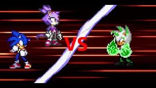 Sprite Animation | Sonic and Blaze vs Aeon