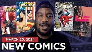 NEW COMIC BOOK DAY 3/20/24 | WEB OF SPIDER-MAN #1, DAWNRUNNER #1, BLACK PANTHER #10