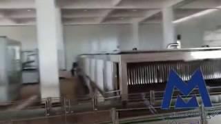 Glass bottle tunnel pasteurizer