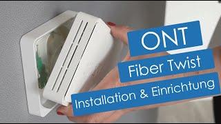 ONT Fiber Twist - Installation | Tutorial deutsch