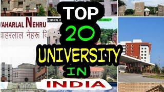 Top 20 Universities in India