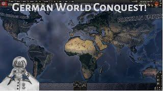 Hearts of Iron IV German World Conquest! (Hoi4 Timelapse/Speedrun)