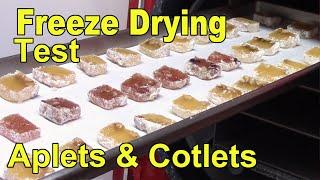 Freeze Drying Test of Aplets and Cotlets