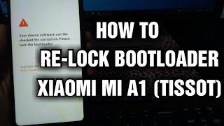 Cara Re-Lock Bootloader Xiaomi Mi A1 (Android One)