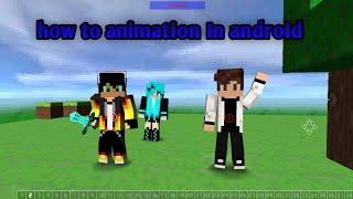 Make Minecraft 3d animation videos in android || animate em 3D Minecraft animate