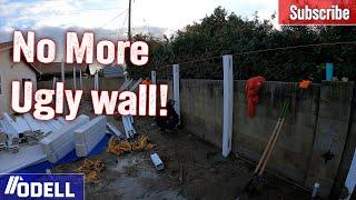 How to Install Vinyl Fencing Backyard Remodel part 2!