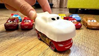 Looking for Disney Pixar Cars: Lightning McQueen, Sally, Cruz Ramirez, Luigi, Chester Whipplefilter