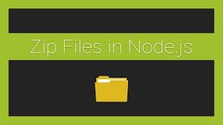 Quick and Easy Library for Working with Zip Files in Node.js