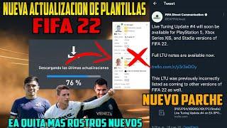 Nueva Actualizacion de Plantillas FIFA 22 / EA Quita más Rostros Licenciados de la Base de datos