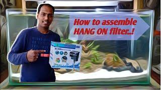 How to set up/assemble Hang on Filter | RS Electric RS-3000 | Aquarium Filter setup in english