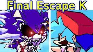 Friday Night Funkin' VS Sonic.EXE 3.0 - Final Escape (KIRB0 MIX/FANMADE) (FNF Mod/Xenophanes/Sonic)