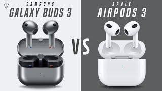 Samsung Galaxy Buds 3 VS Apple Airpods 3