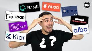 LA MEJOR Tarjeta Fintech | Flink, Iban, Albo, Klar, Nu, Fondeadora, Cuenca, Enso | Comparación