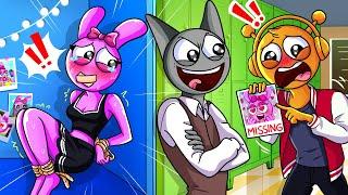 PINKIE x OREN LOVE STORY At School! PINKI Is TRAPPED?! | INCREDIBOX SPRUNKI Animation | Sky Toons