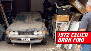 1972 Toyota Celica Barn Find - Parked for 20 years!